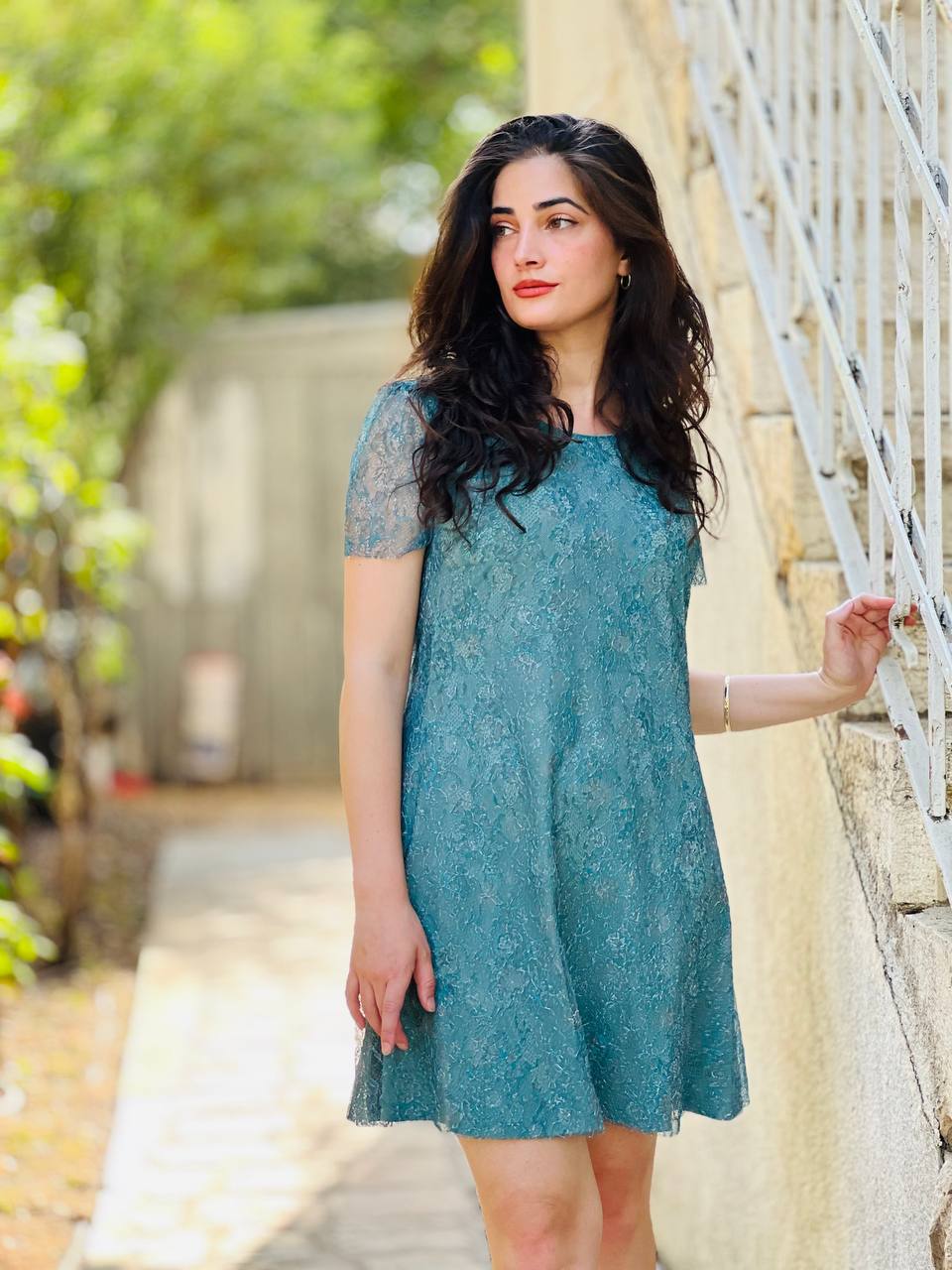 שמלת נרקיס- תכלת