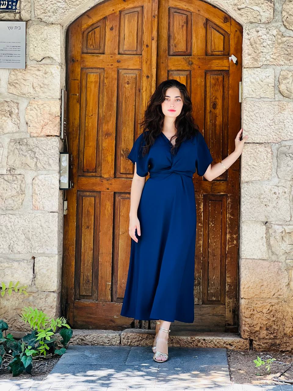 שמלת לוטוס- כחול