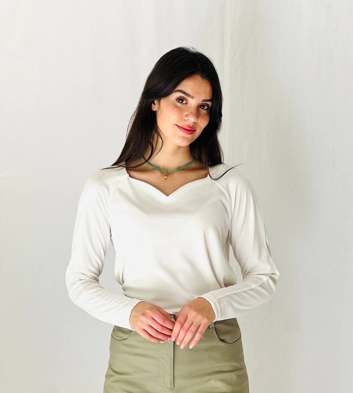 חולצת דר- לבן