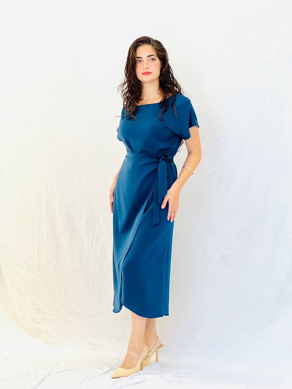 שמלת סטפני- כחול