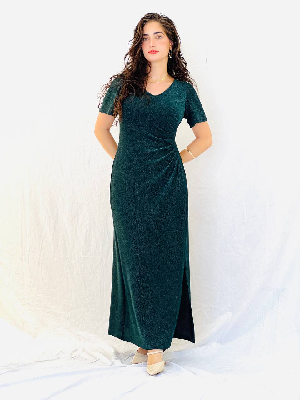 שמלת ציפור גן עדן- ירוק