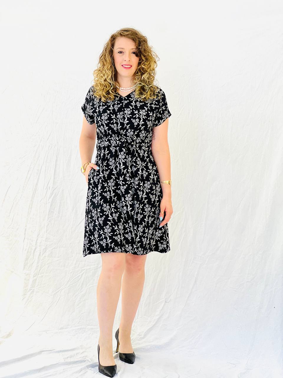 שמלת שקד- שחור