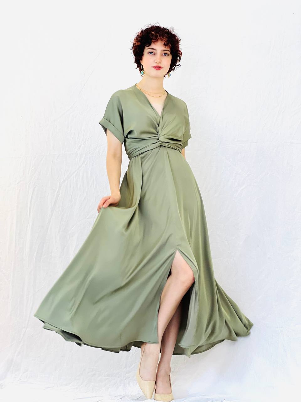 שמלת מרלין- ירוק