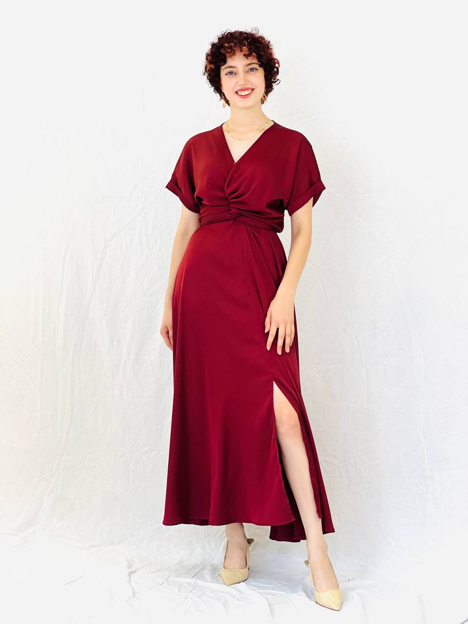 שמלת מרלין- אדום