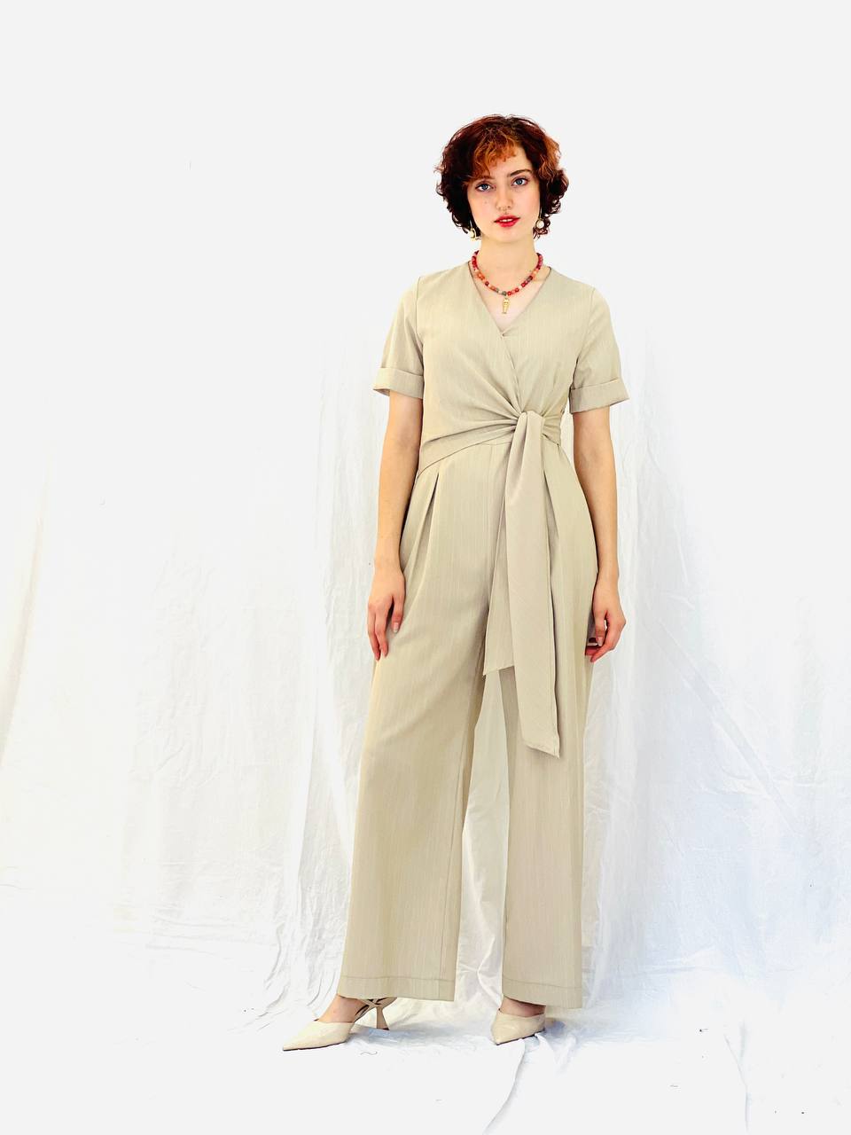 אוברול סופי- בז'