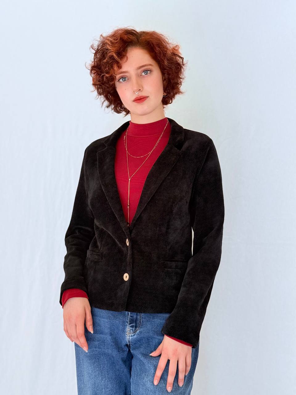 ג'קט יהלום- שחור