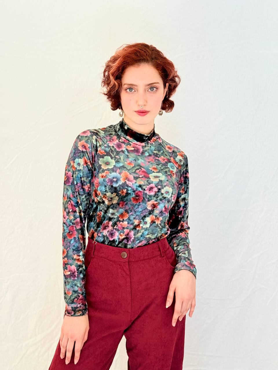 חולצת מאור- פרחוני