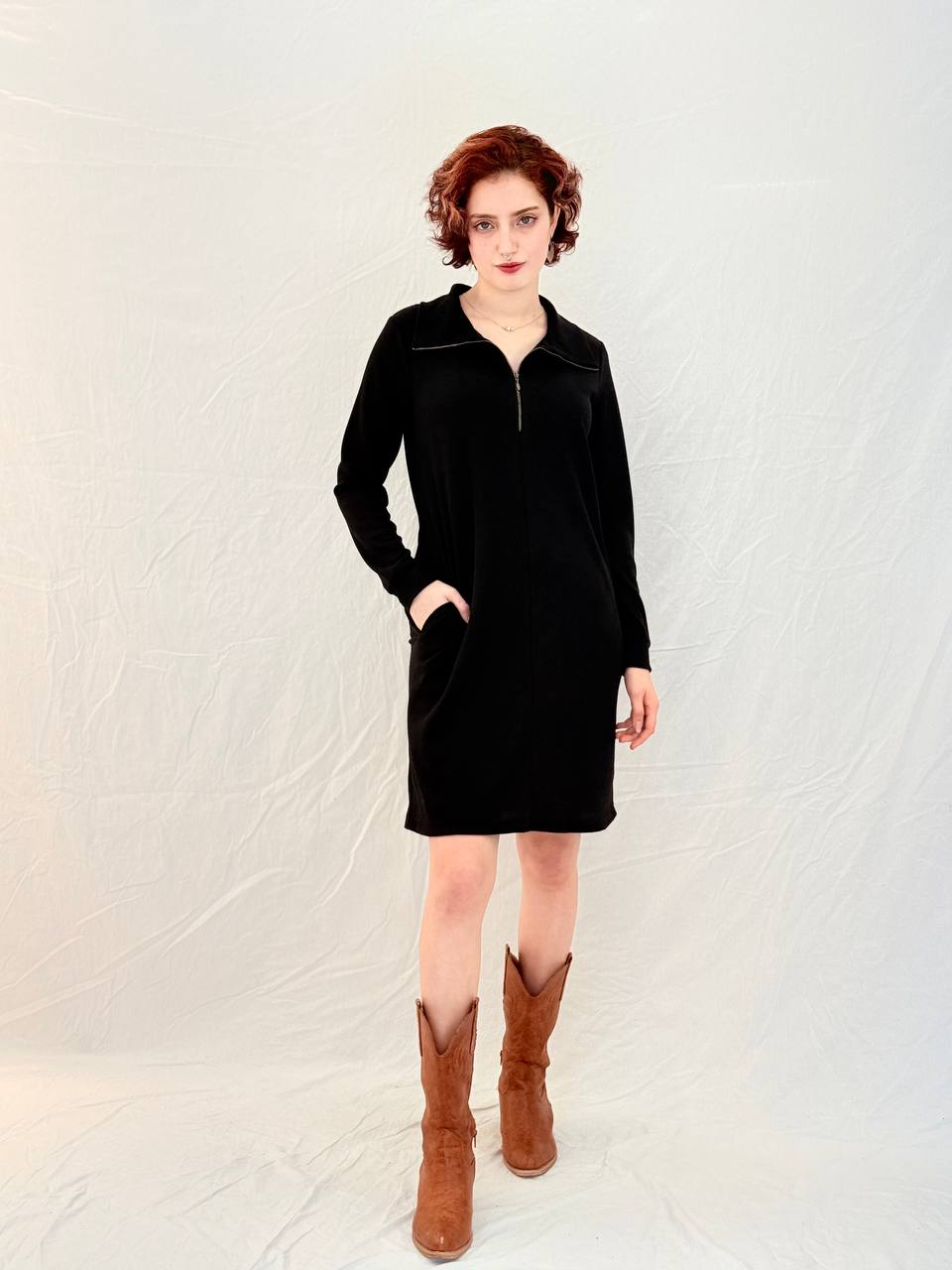 שמלת מליסה - שחור