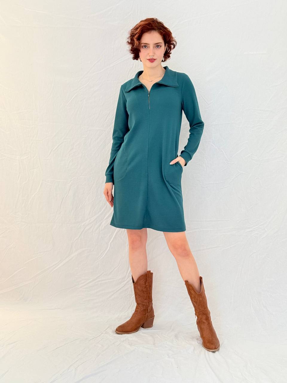 שמלת מליסה - ירוק