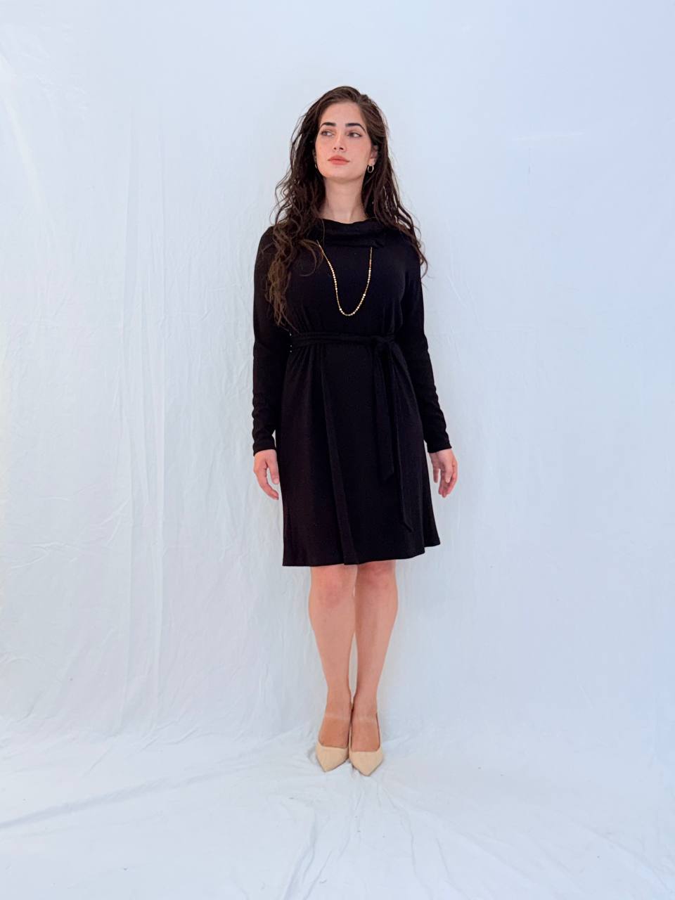 שמלת שרון - שחור