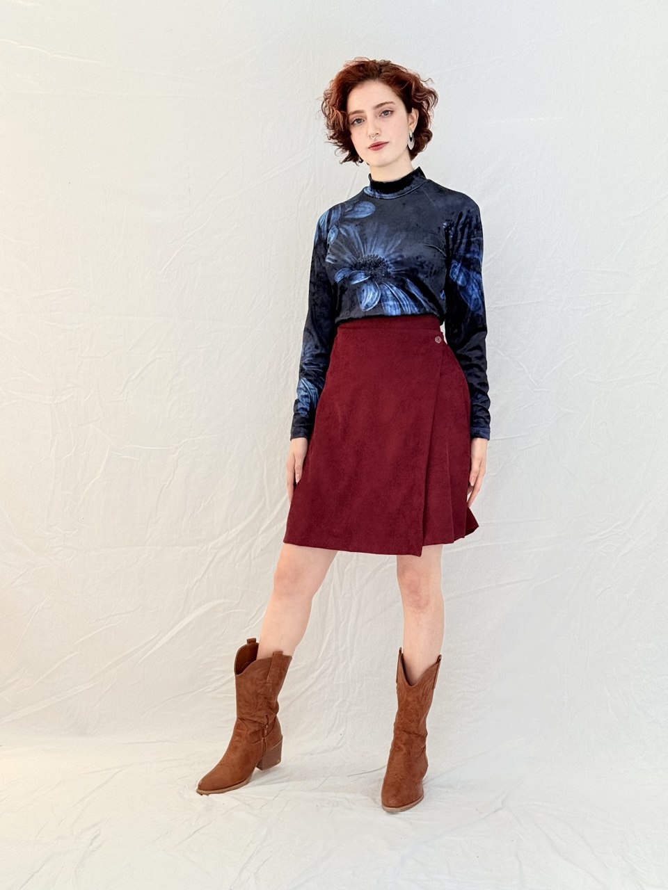 חצאית אנני- דובדבן