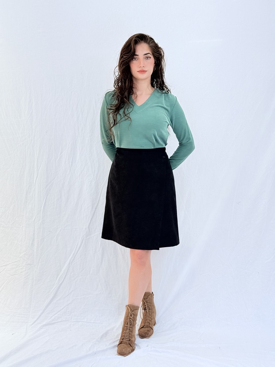 חצאית אנני- שחור