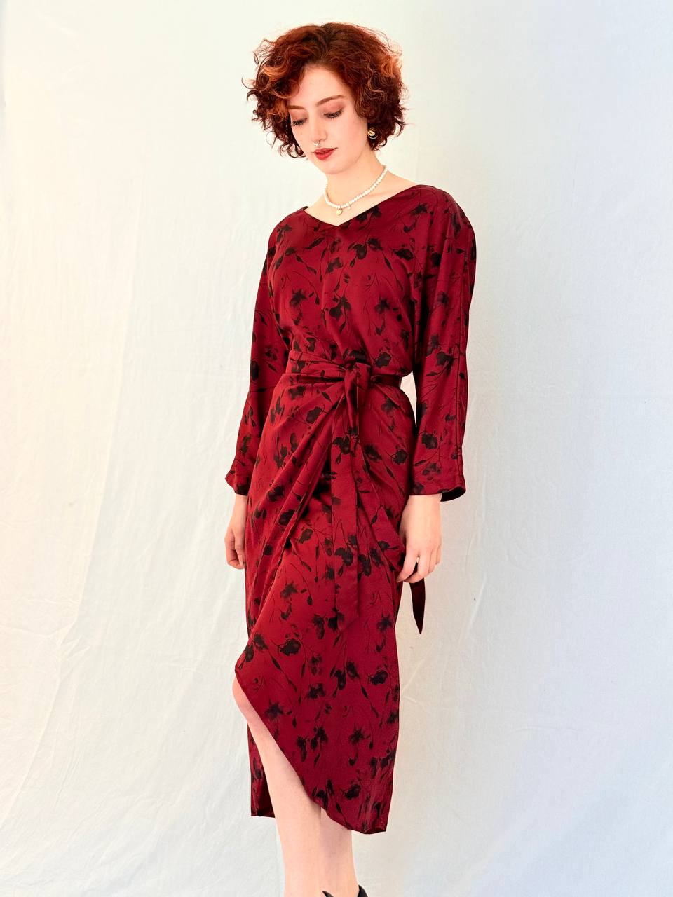 שמלת ג'סיקה- בורדו