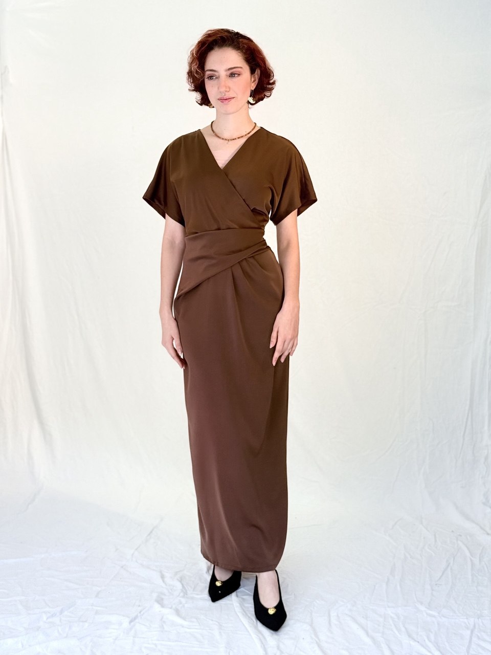 שמלת אליזבת- חום