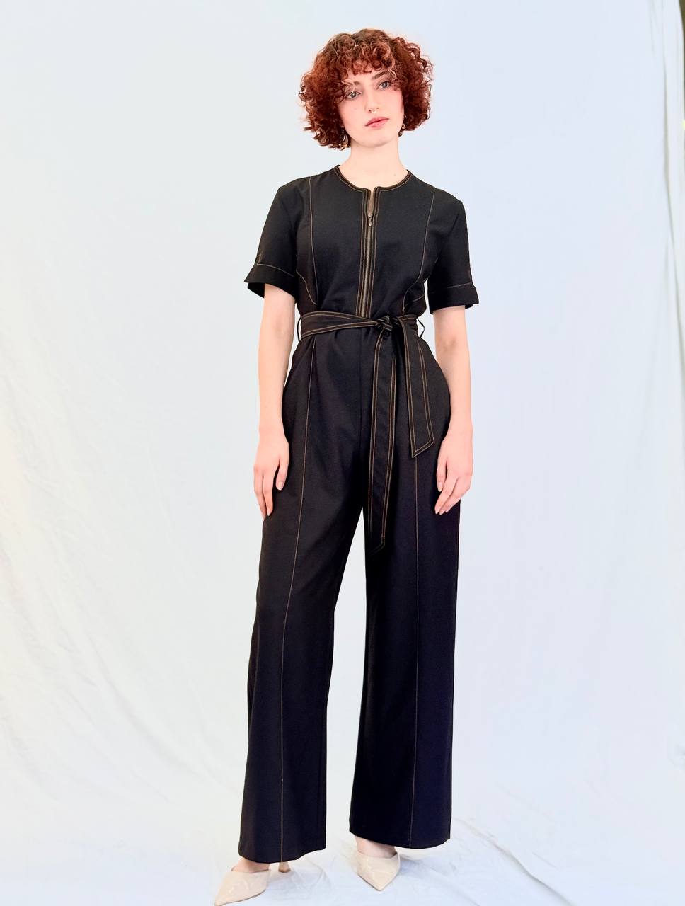 אוברול הלני- שחור