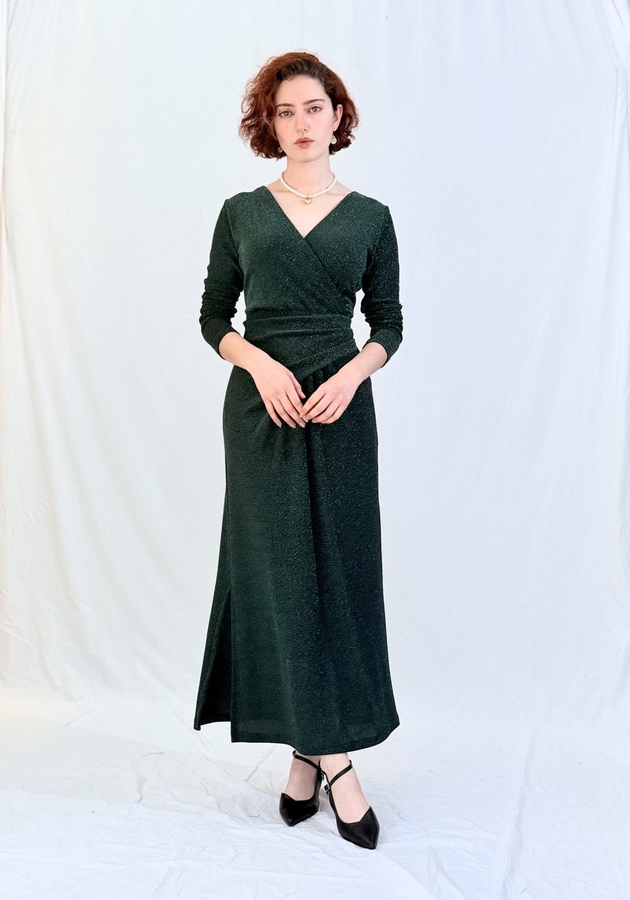 שמלת עדן - ירוק