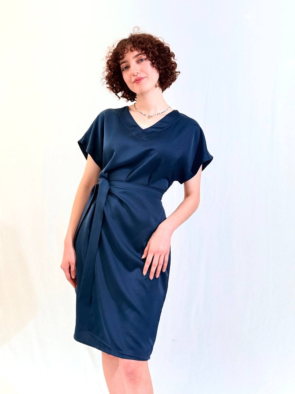 שמלת טרקוטה- כחול