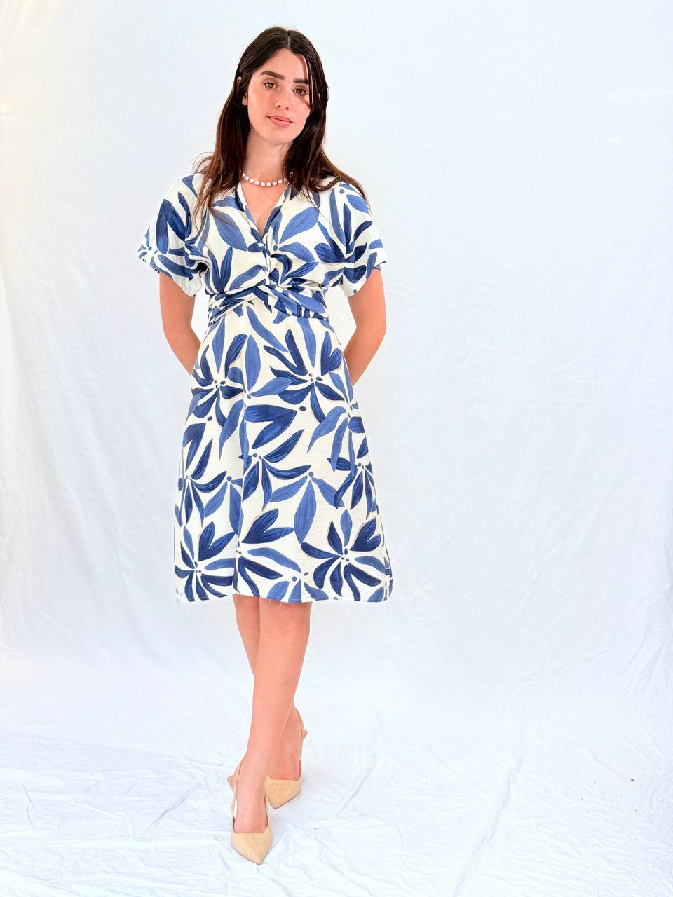 שמלת מנטה- כחול