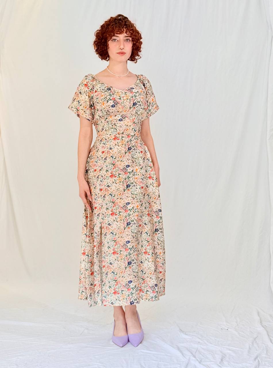 שמלת סקרלט- פרחוני