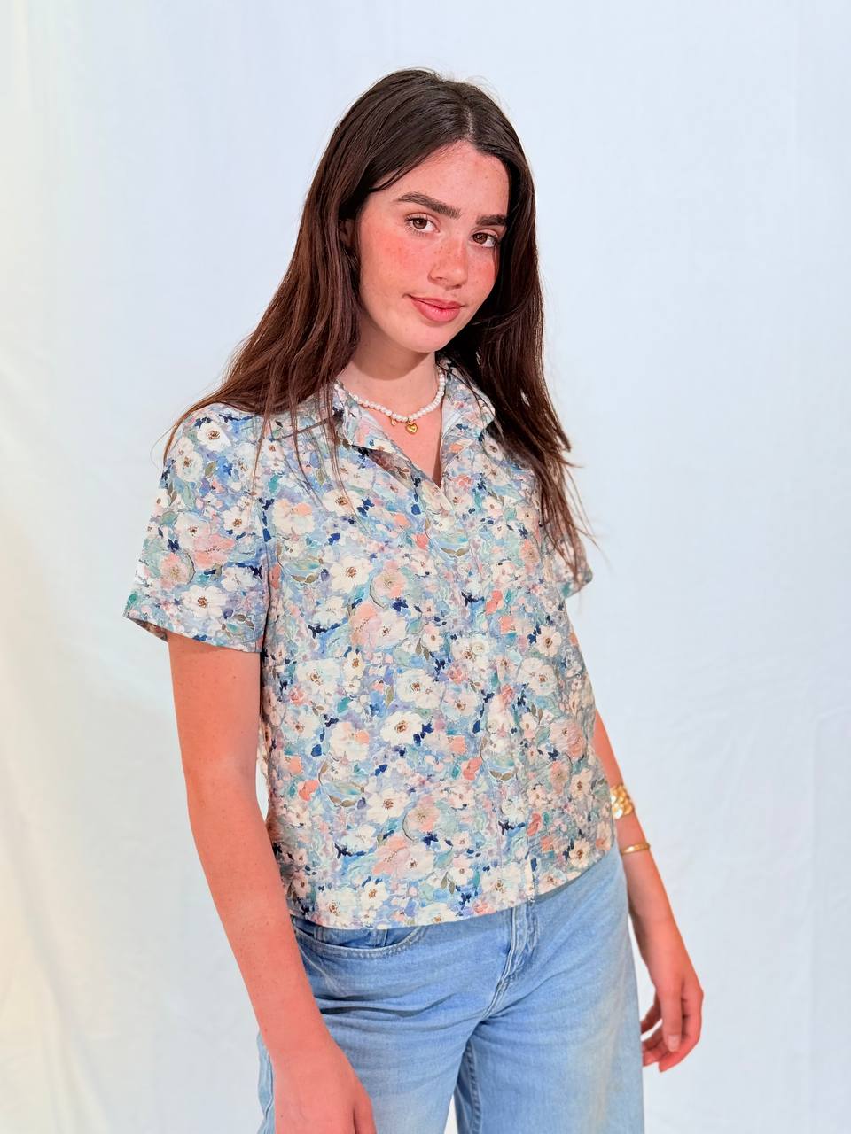 חולצת יהל- תכלת